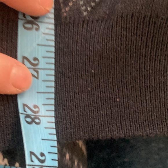 Penmanship navy blue with diamond pattern sweater - Picture 5 of 5